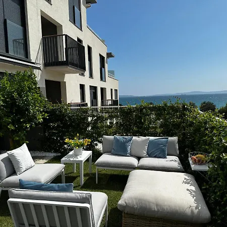 Sea Front Luxury With A Private Infinity Pool , A Large Garden And A Private Garage On The In Сплит